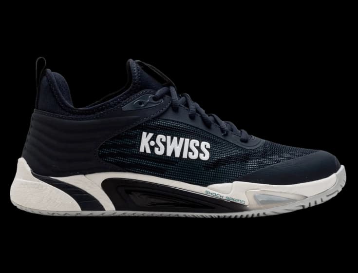 Кроссовки мужские K-Swiss Hypercourt Pinnacle (Карбон/Белый/Синий)