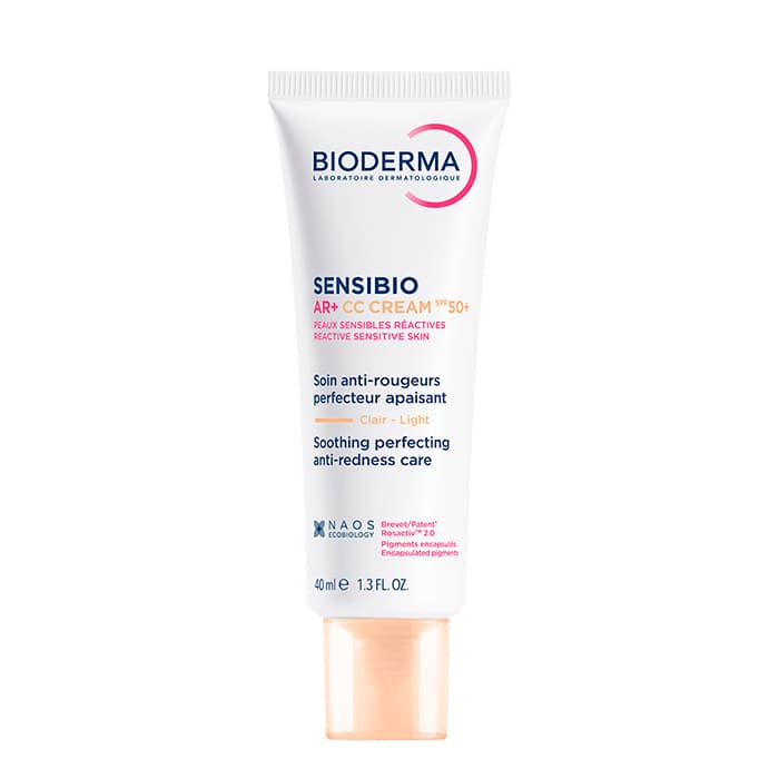 Биодерма Сенсибио AR+ SPF50+ Успокаивающий СС крем для чувствительной кожи