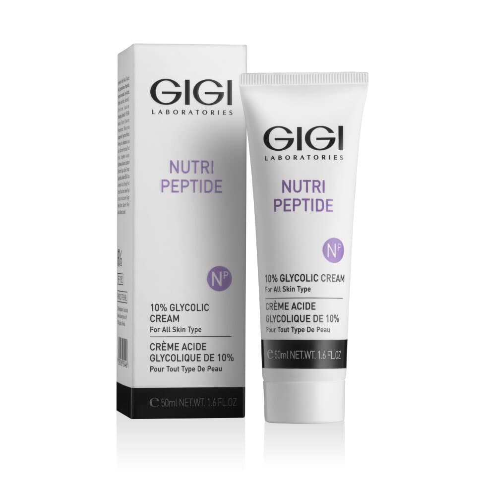 ДжиДжи Крем с 10% гликолевой кислотой Glycolic Cream для всех типов кожи, (GiGi, Nutri-Peptide)