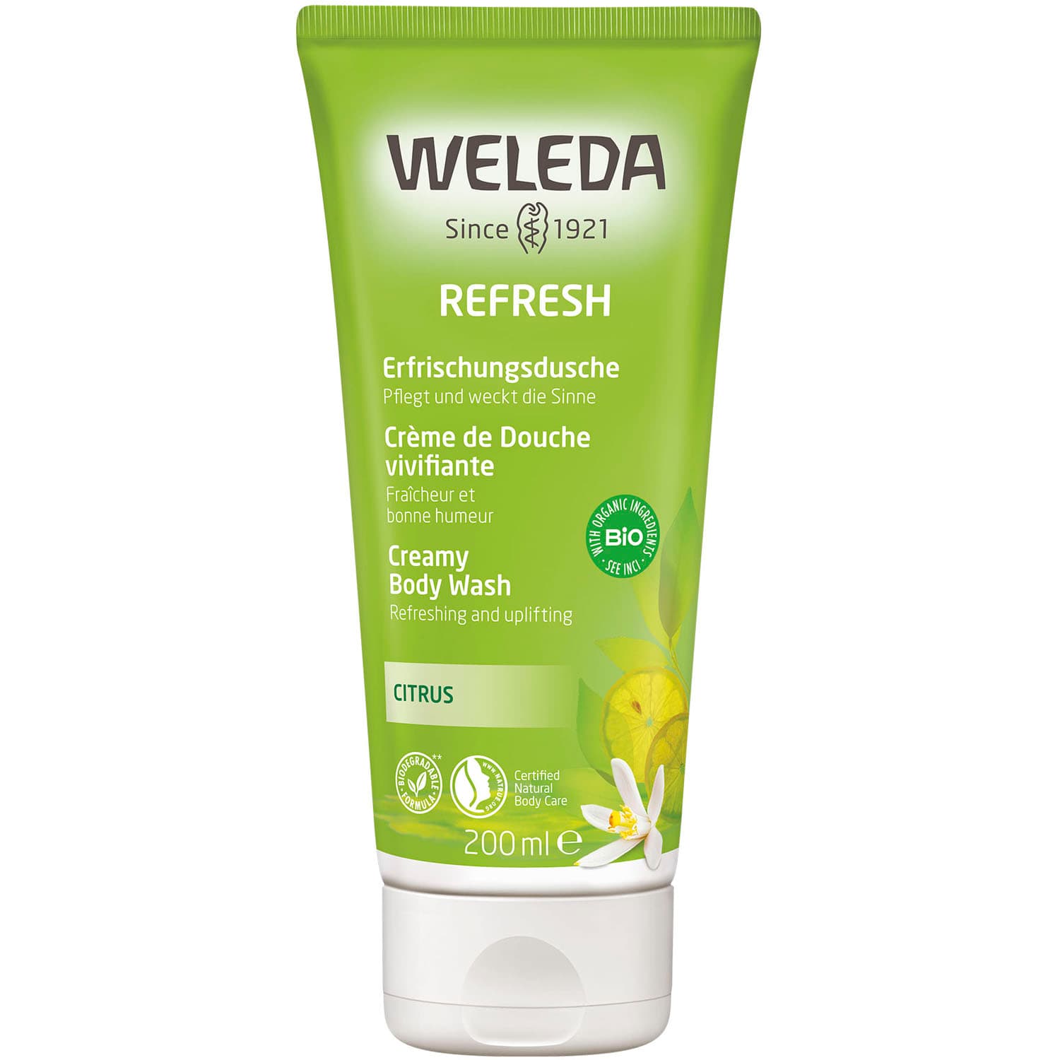 Веледа Цитрусовый освежающий гель для душа, (Weleda, Цитрусовая линия