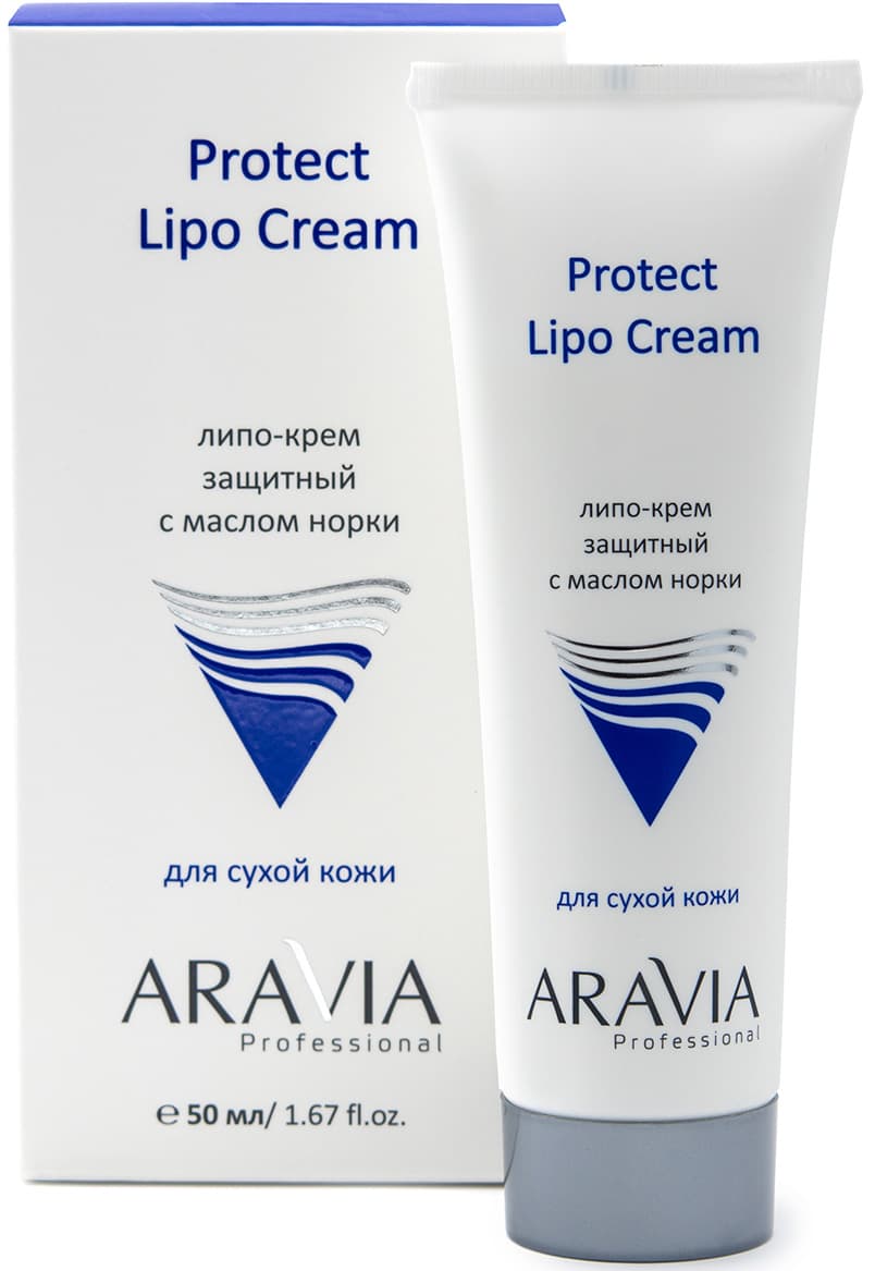 Аравия Профессионал Липо-крем защитный с маслом норки Protect Lipo Cream, (Aravia Professional, Уход за лицом)