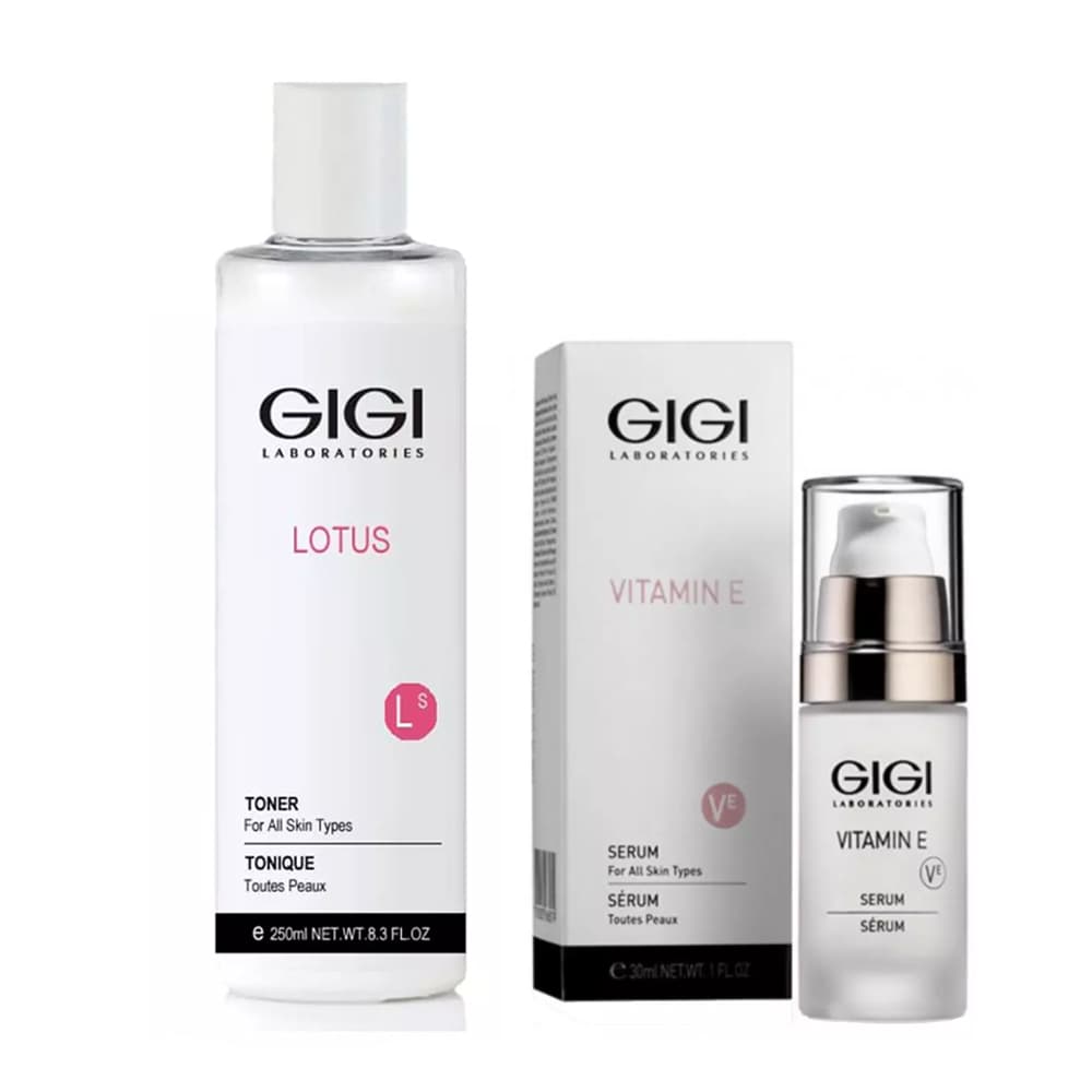 ДжиДжи Набор "Увлажнение и детокс": сыворотка 30 мл + тоник 250 мл (GiGi, Lotus Beauty