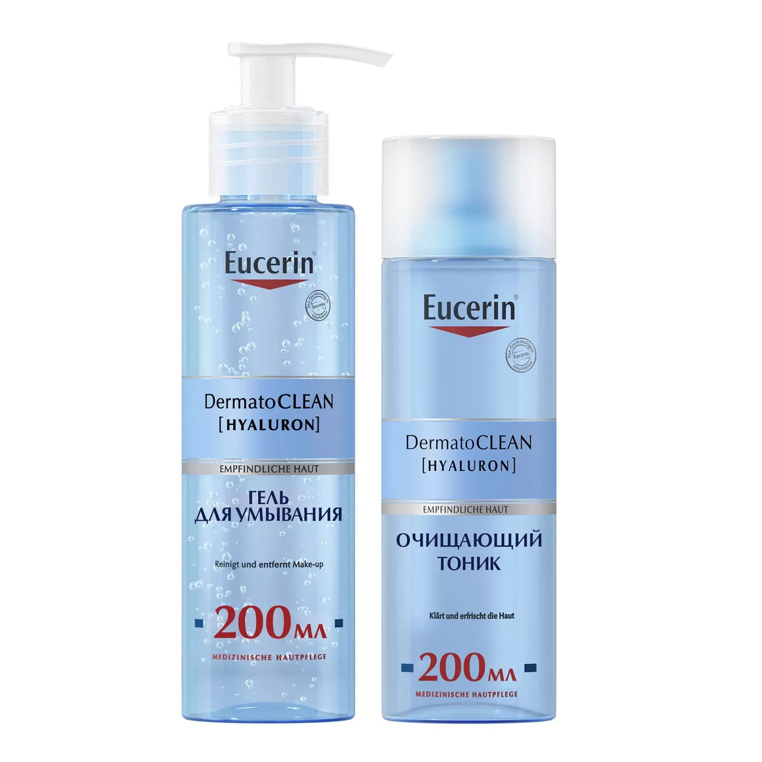 Эуцерин Набор очищающий: гель для умывания + тоник 200 мл (Eucerin, DermatoClean