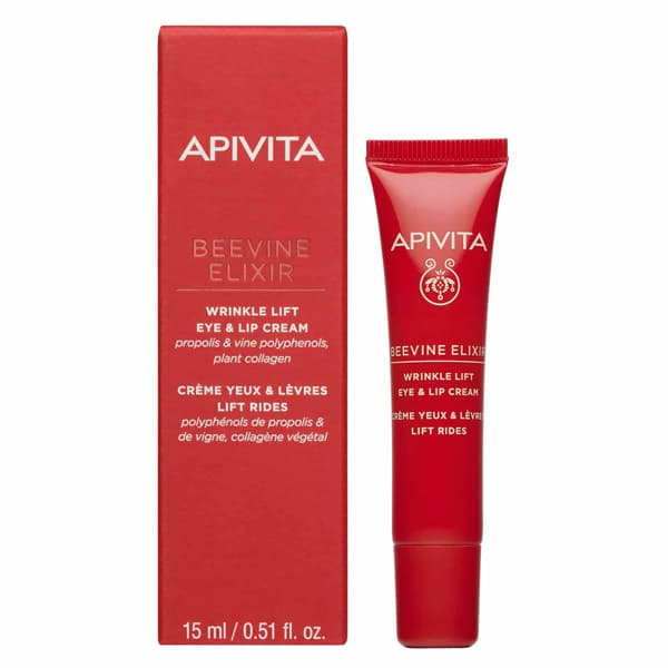 Апивита Крем-лифтинг для кожи вокруг глаз и губ, (Apivita, Beevine Elixir