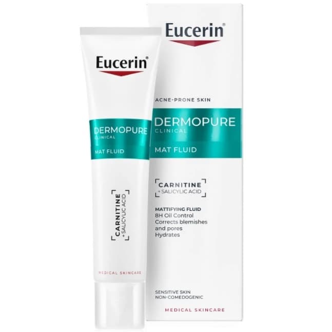 Эуцерин Увлажняющий матирующий флюид для проблемной кожи, (Eucerin, DermoPure