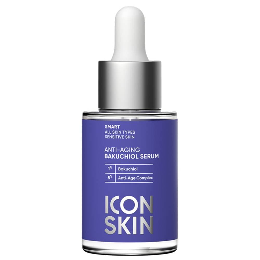 Айкон Скин Антивозрастная сыворотка с бакучиолом для всех типов кожи Anti-Aging Bakuchiol Serum, (Icon Skin, Smart