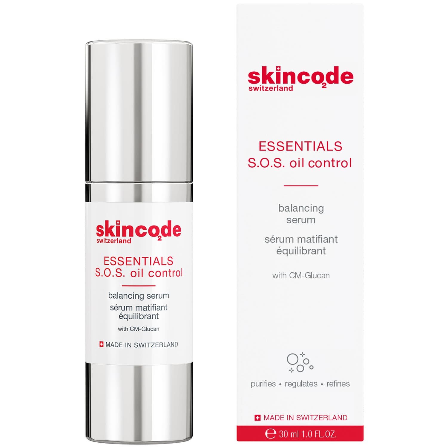 Скинкод Матирующая сыворотка для жирной кожи, (Skincode, Essentials S.0.S Oil Control