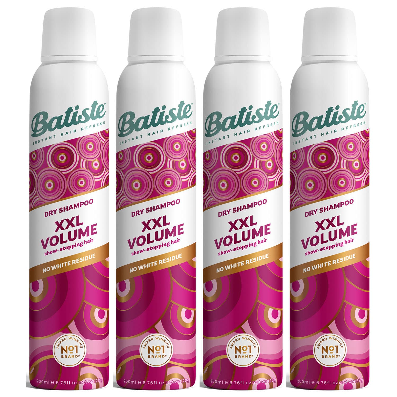 Батист Сухой шампунь для волос XXL Volume, 4 х (Batiste, Stylist