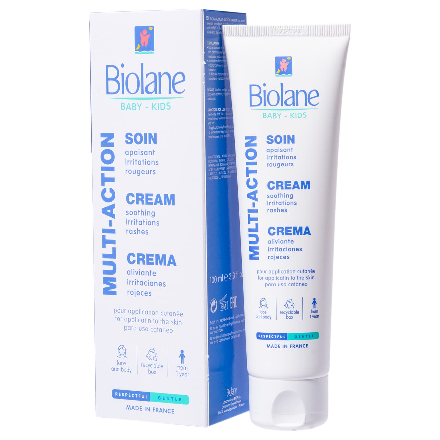 Биолан Успокаивающий крем для раздраженной кожи Baby Soothing Cream, (Biolane, Уход за детской кожей